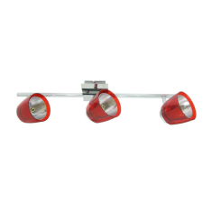 Landlite FELIX G929-3TU mennyezeti spotlámpa (piros), G9 foglalattal világítás