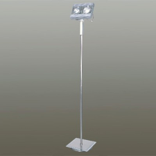 Landlite FL223A állólámpa, GU10, max. 2x50W, titán, halogén fényforrással világítás