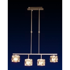 Landlite MW-5384/4H modern függesztett lámpa 4xG9 40W 230V világítás