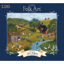 Lang Folk Art(tm) 2025 Wall Calendar naptár, kalendárium