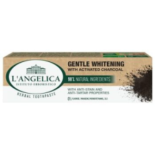 LANGELICA herbal fogkrém gentle whitening aktív szén 75 ml fogkrém