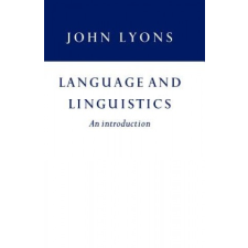  Language and Linguistics – John Lyons idegen nyelvű könyv