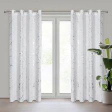  Lani mintás dekor függöny Fehér 140x250 cm lakástextília