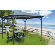 Lanitgarden kerti pavilon LANITPLAST 33 antracit + bronz PC LG2454 kerti bútor