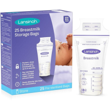 Lansinoh Breastfeeding Breastmilk Storage Bags zacskó anyatej tárolásához 25 db anyatej tároló
