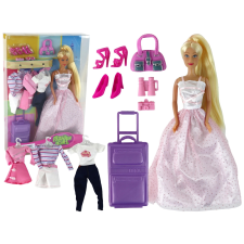 Lány Barbie utazási készlet baba