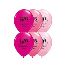  Lánybúcsú latex lufi 6 db/ csomag party kellék
