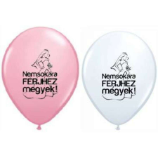 Lánybúcsú Lufi - Nemsokára Férjhez Megyek - 5 db - 30 cm party kellék