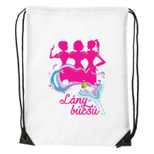 Lánybúcsú - Sport táska fehér v2 tornazsák