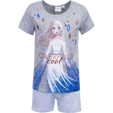  Lányok rövid pizsama, Frozen erősen menő, szürke 8 éves