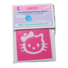 Lányos - csillámtetoválás SABLON készlet - 5 darabos - "C" variáció csillámtetoválás