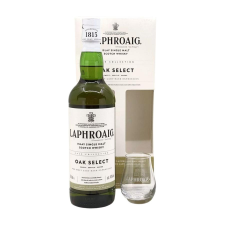  Laphroaig Select whisky ajándékcsomag 1 pohárral DRS (0,7L / 40%) whisky