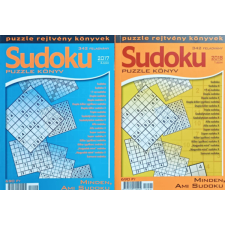 LAPKER ZRT Sudoku puzzle könyv 2017/4, 2018/1 (2 kötet) - antikvárium - használt könyv