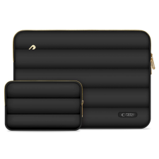 Laptop táska, 13 - 14" készülékhez, TP Puffy, fekete számítógéptáska