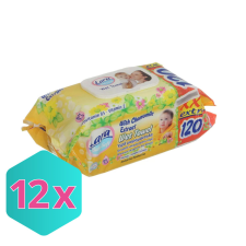  Lara Nedves Törlőkendő, alkoholmentes, parabénmentes Kamilla illatú KARTON - 12 db tisztító- és takarítószer, higiénia