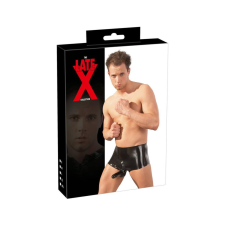 LATE X LATEX - boxer péniszköpennyel (fekete) boxer, férfi alsó