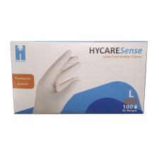 Latex kesztyű púderezett Hycare védőkesztyű