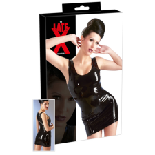  LATEX - ujjatlan miniruha (fekete) bőr, lakk, latex eszköz