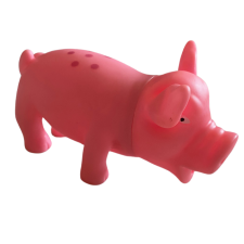  Latex Vaddisznó kutyajáték, rózsaszín, 15 cm játék kutyáknak