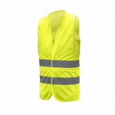 Láthatósági mellény sárga 3XL, HÖGERT HT5K231-3XL láthatósági ruházat
