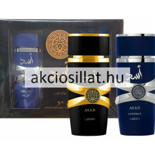 Lattafa Asad EDP 100ml + Lattafa Asad Zanzibar EDP 100ml Férfi kozmetikai ajándékcsomag