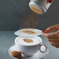  Latte art barista sablon, kávé díszítő sablon konyhai eszköz