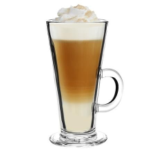 . Lattespohár, füllel, 6db-os szett, 31 cl "GastroLine" konyhai eszköz