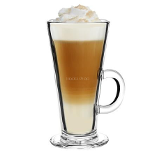 . Lattespohár, füllel, 6db-os szett, 31 cl "GastroLine" kávéfőző kellék