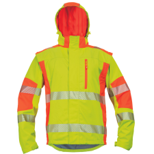  LATTON softsh. kabát HV sárga/naranc S láthatósági ruházat