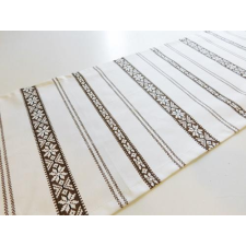 Látvány Textil Kft Barna mintás pamutvászon hosszú terítő 35x140cm lakástextília