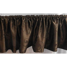 Látvány Textil Kft Barna szatén drapéria kb: 260cm széles lakástextília