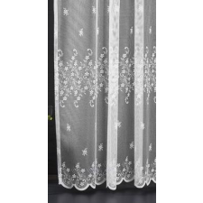 Látvány Textil Kft Fehér jaquard kész függöny BK1002 180x400cm lakástextília