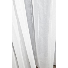 Látvány Textil Kft Fehér sable kész függöny csíkos ezüst szállal 100x120cm lakástextília