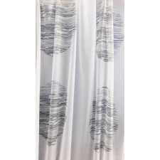 Látvány Textil Kft Fehér voila kész függöny szürke dekoratív mintával 160x280cm lakástextília