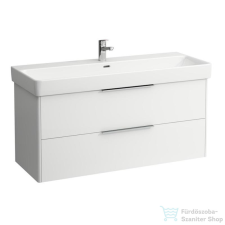 Laufen Base 116x44 cm-es 2 fiókos alsószekrény H814965 mosdóhoz,fényes fehér H4024921102611 fürdőszoba bútor