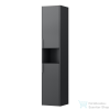 Laufen Base 165x35x33,5 cm-es 2 ajtós szekrény nyitott résszel,jobbos,traffic grey H4026921102661