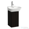 Laufen Base 27,7x29,6x52 cm-es 1 ajtós alsószekrény fekete fogantyúval,H815301 mosdóhoz,balos,sötétbarna szil H4030131102631