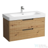 Laufen JUNA 102x44 cm alsószekrény, 2 fiók, PRO S H813966 mosdóhoz, vad tölgy H4115321092671