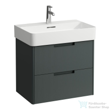 Laufen JUNA 62x40 cm alsószekrény, 2 fiók, VAL H810284 mosdóhoz, szürke H4116121092661 fürdőszoba bútor