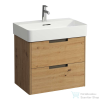 Laufen JUNA 62x40 cm alsószekrény, 2 fiók, VAL H810284 mosdóhoz, vad tölgy H4116121092671
