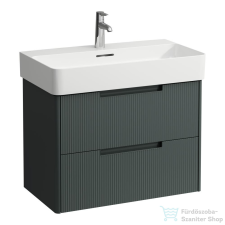 Laufen JUNA 72x40 cm alsószekrény, 2 fiók, VAL H810284 mosdóhoz, szürke H4116221092661 fürdőszoba bútor