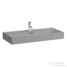 Laufen Kartell 100x46 cm-es csiszolt aljú mosdó,Matt szürke H8163377591041 szaniter
