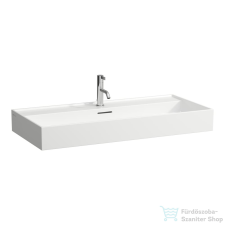 Laufen Kartell By Laufen 100x46 cm-es mosdó egy csaplyukkal,fehér H8103370001041 szaniter