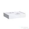 Laufen Kartell By Laufen 60x46 cm-es mosdó 2 csaplyukkal,LCC Active bevonattal,fehér H818334A008151