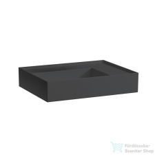 Laufen Kartell By Laufen 60x46 cm-es mosdó csaplyuk nélkül,graphite matt H8183347581121 szaniter