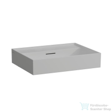 Laufen Kartell By Laufen 60x46 cm-es mosdó csaplyuk nélkül,Matt szürke H8103337591091 szaniter