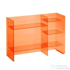 Laufen Kartell By Laufen 75x26x53 cm-es polcos állvány,Mandarin narancssárga H3893310820001 fürdőszoba kiegészítő