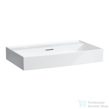 Laufen Kartell By Laufen 80x46 cm-es mosdó csaplyuk nélkül,matt fehér H8103367571091 szaniter
