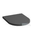Laufen Kartell By Laufen lecsapodásgátlós wc ülőke és fedél, levehető,kör alakú ülőkével,Graphite matt H8913337580001