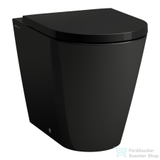 Laufen Kartell By Laufen mélyöblítésű álló Rimless wc,matt fekete H8233377160001 szaniter